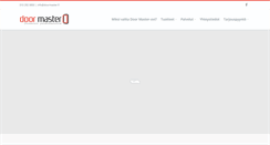 Desktop Screenshot of doormaster.fi