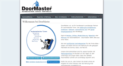 Desktop Screenshot of doormaster.de